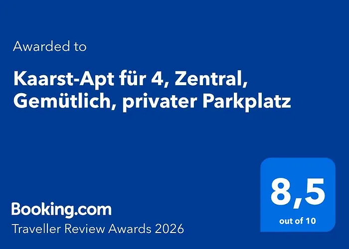 Kaarst-apt Fuer 4, Zentral, Gemuetlich, Privater Parkplatz Appartement